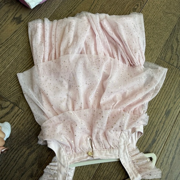 Rachel Zoe Pink Glitter Kids Dress - Picture 7 of 8